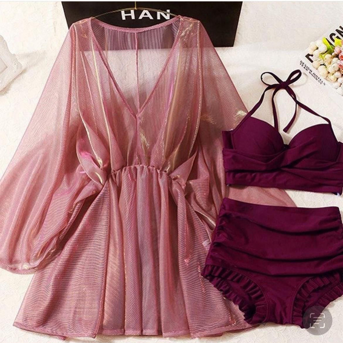 Fc Elegant Three Piece Women Swim Suit