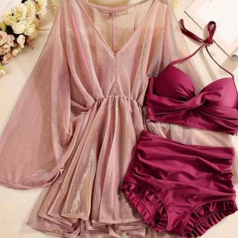 Fc Elegant Three Piece Women Swim Suit