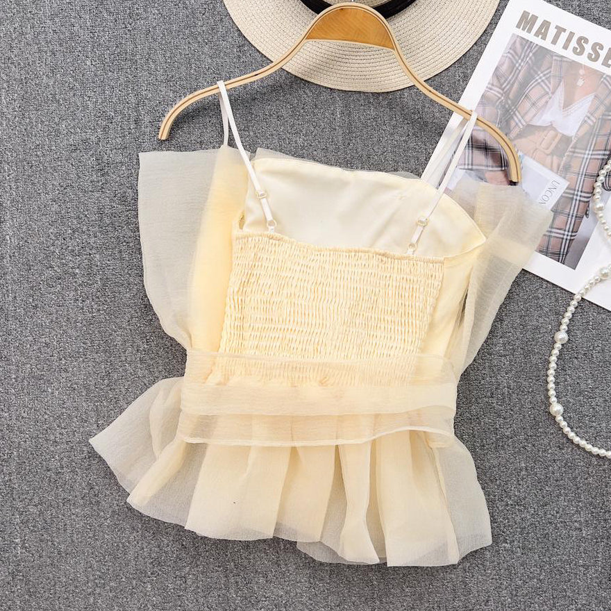 FC Women Strapless Suspenders Vest