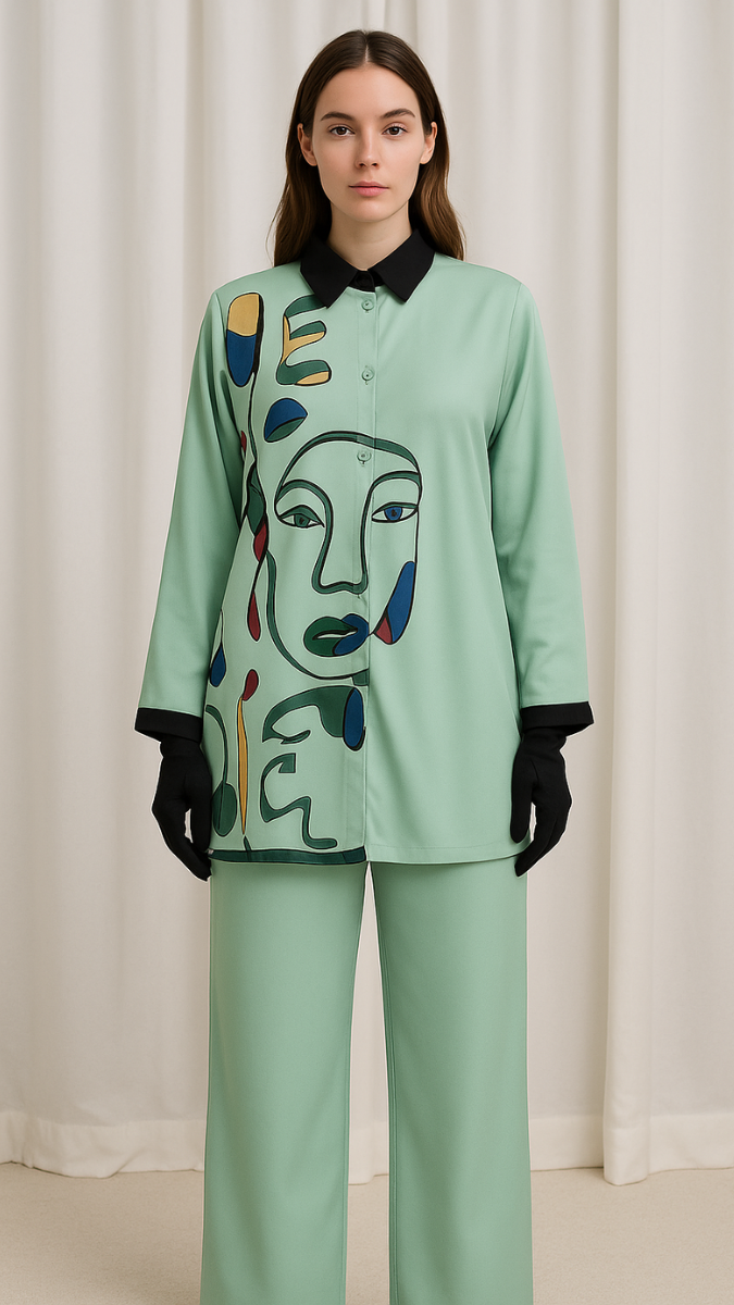 FC Face Print Co-Ord Set