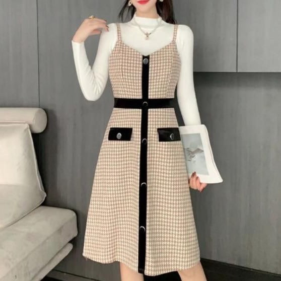 Fc 2 PC Tweed Dress