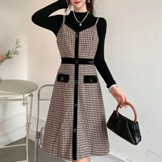 Fc 2 PC Tweed Dress