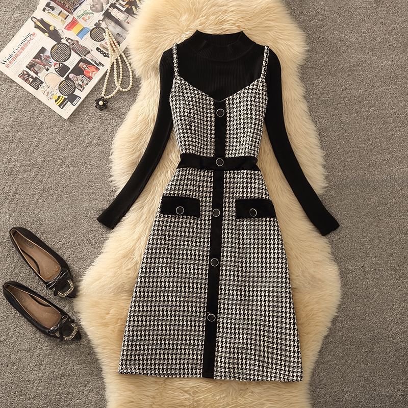 Fc 2 PC Tweed Dress