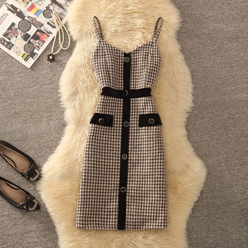 Fc 2 PC Tweed Dress