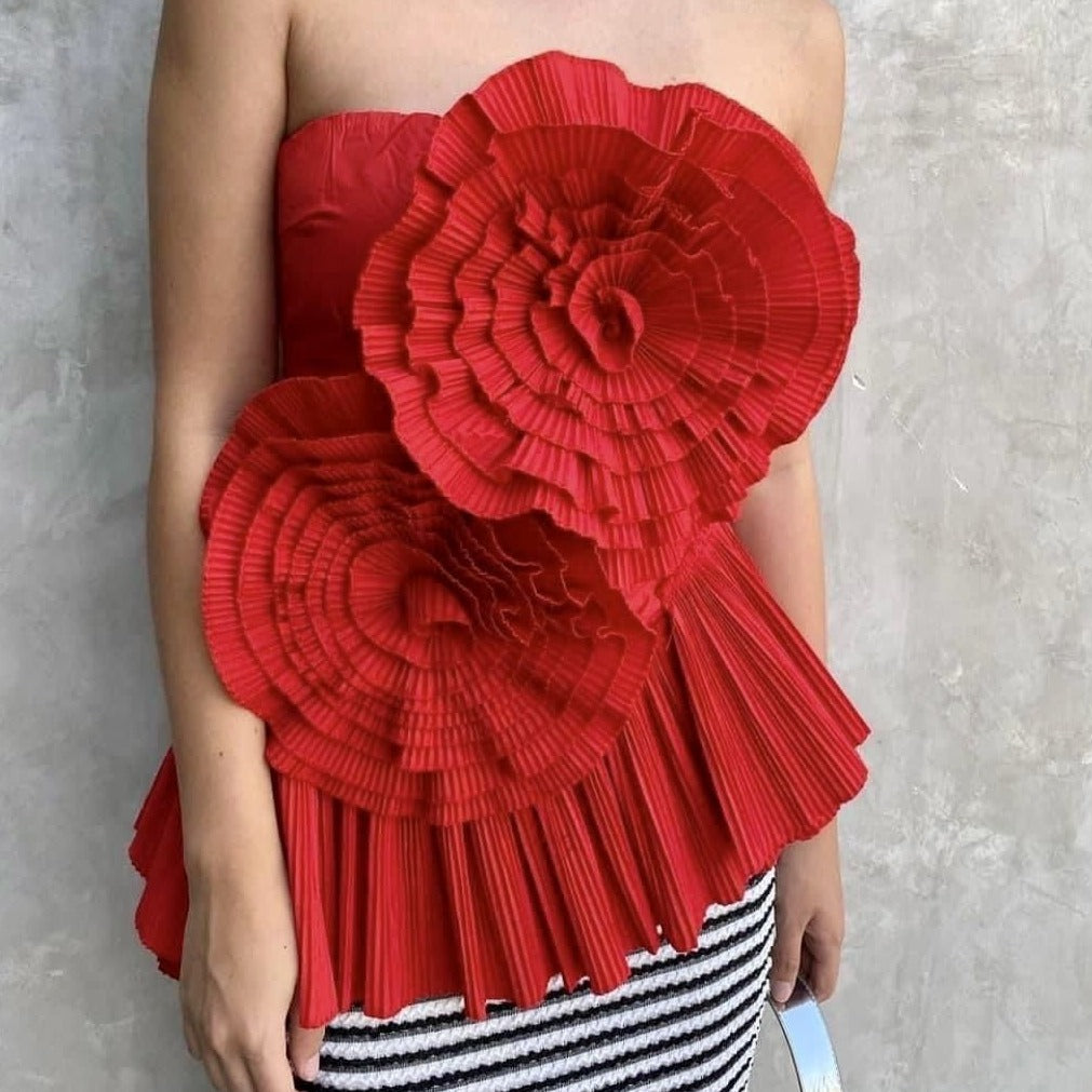 Fc 3D Flower Tank Top