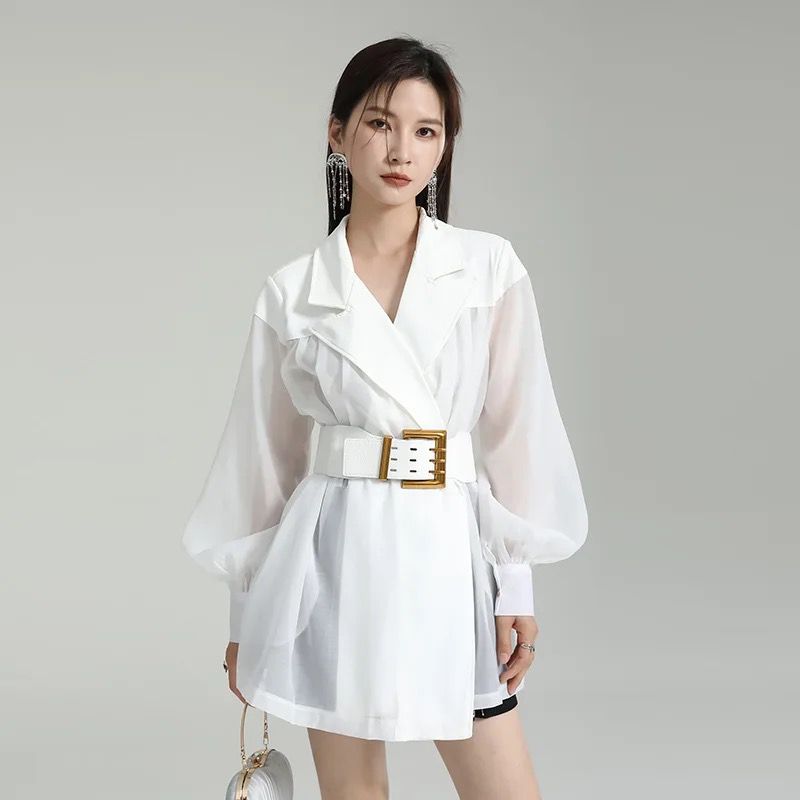 Fc Transparent Jacket With Belt
