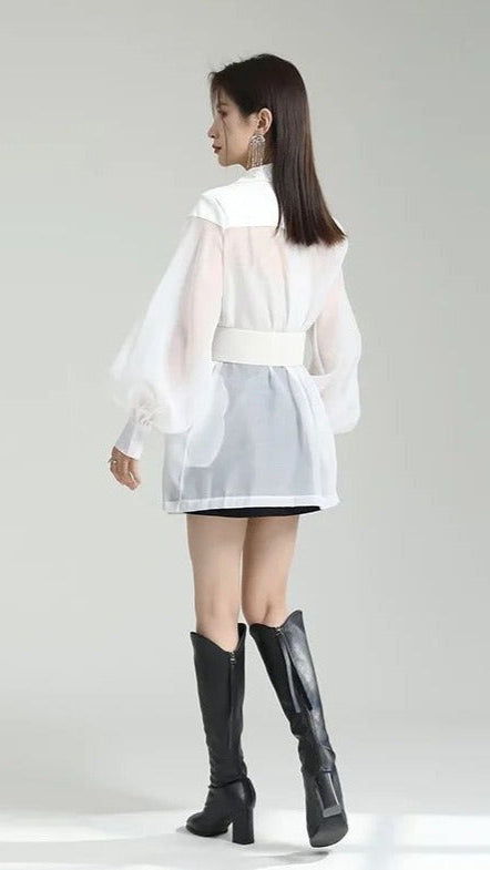 Fc Transparent Jacket With Belt