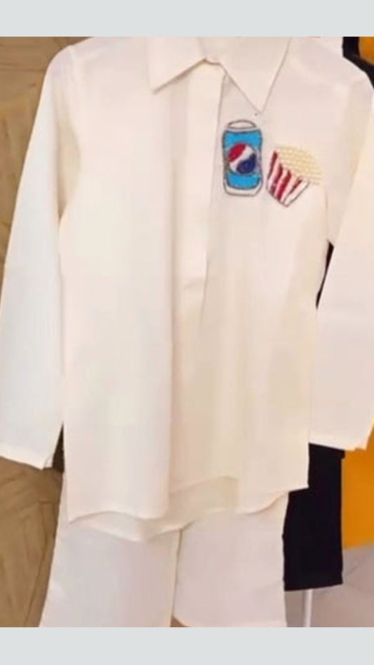 Fc White Pepsi Coord-set