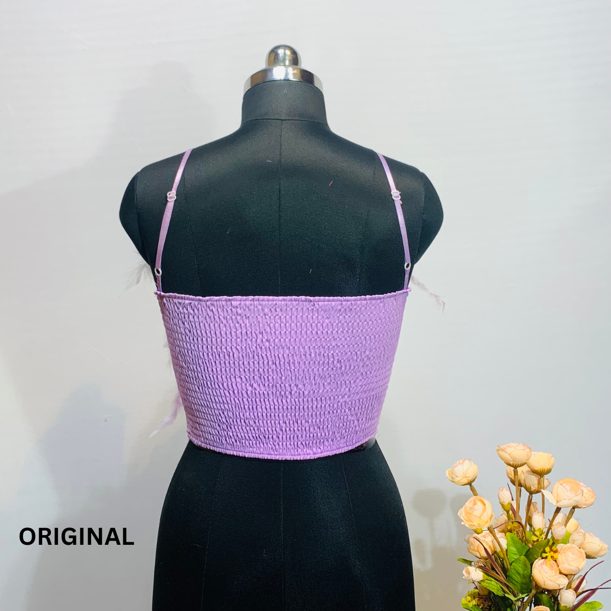 Feather Spaghetti Top