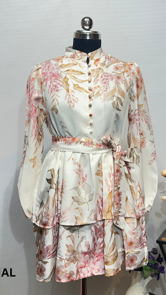 Floral Tiered Dress