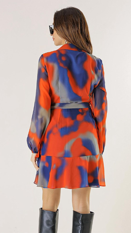 Floral Wrap Maxi Dress