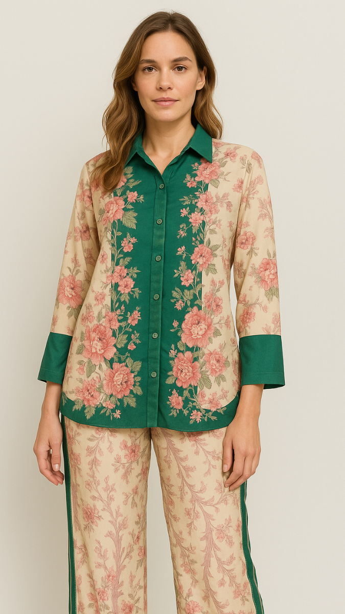 Flower Print Co- Ord Set FC1152