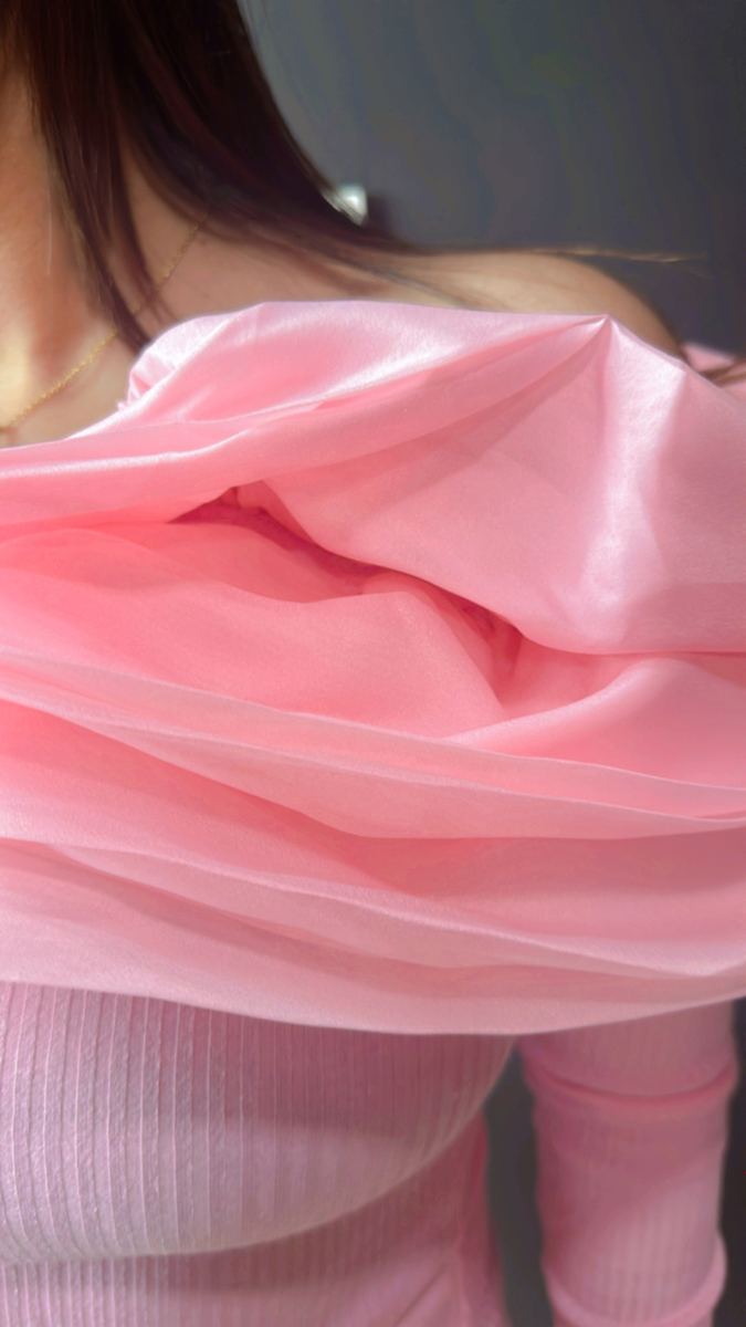 Frill Off Shoulder Bodycon Dress FC1588