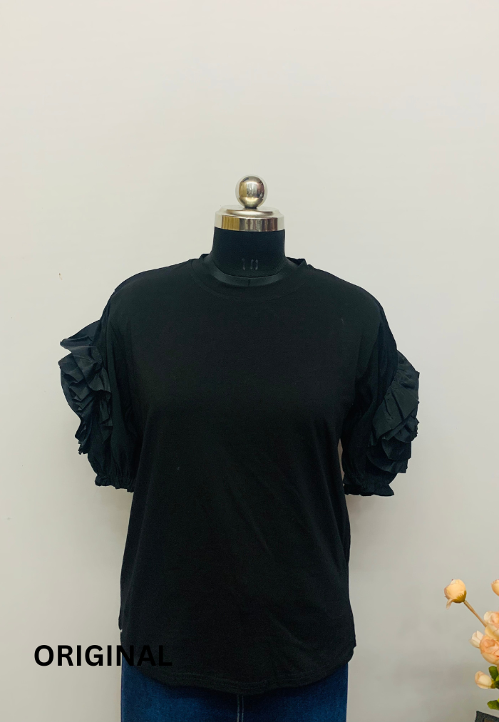 Frill Sleeves Top FC1253