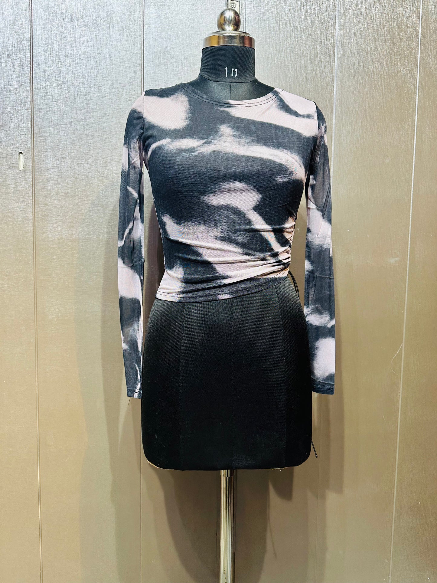 Fc Women Tie Dye Thin Mesh Top