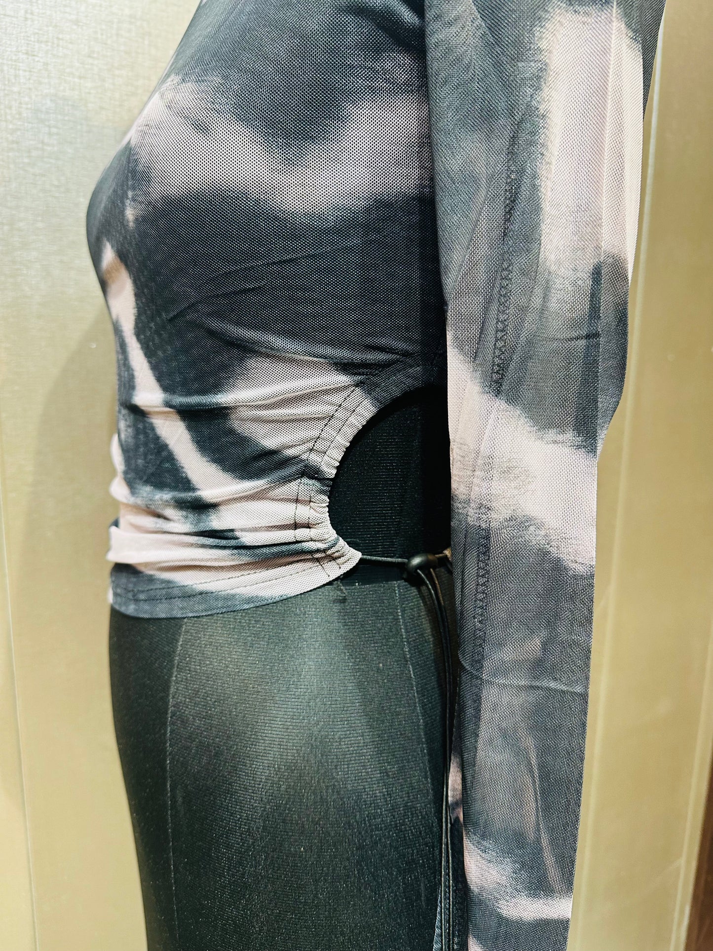 Fc Women Tie Dye Thin Mesh Top