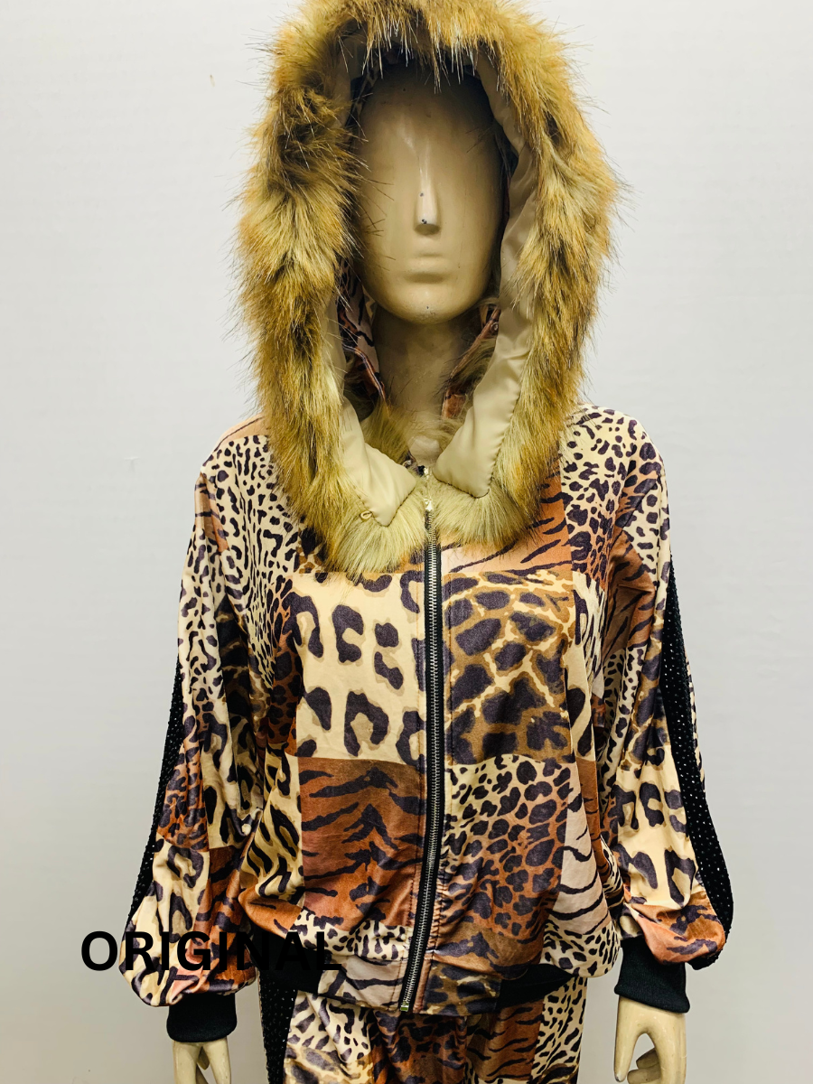 Furr Cap Printed Co- Ord Set FC1557