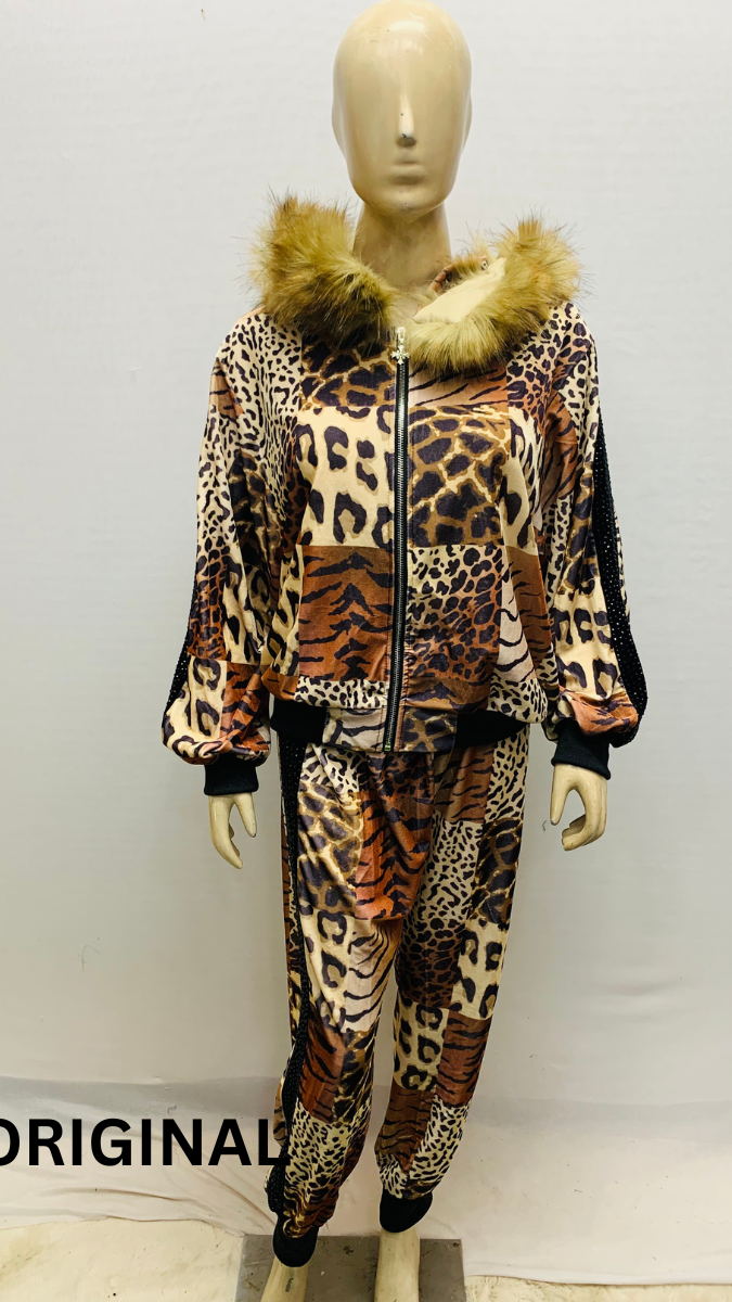 Furr Cap Printed Co- Ord Set FC1557