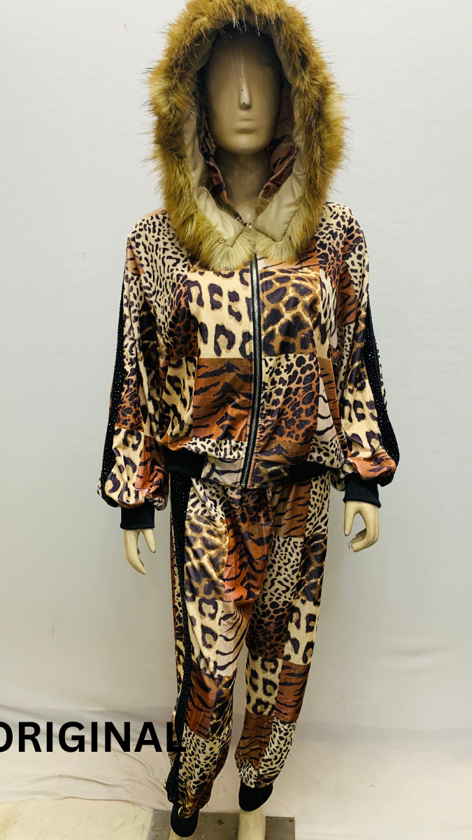 Furr Cap Printed Co- Ord Set FC1557