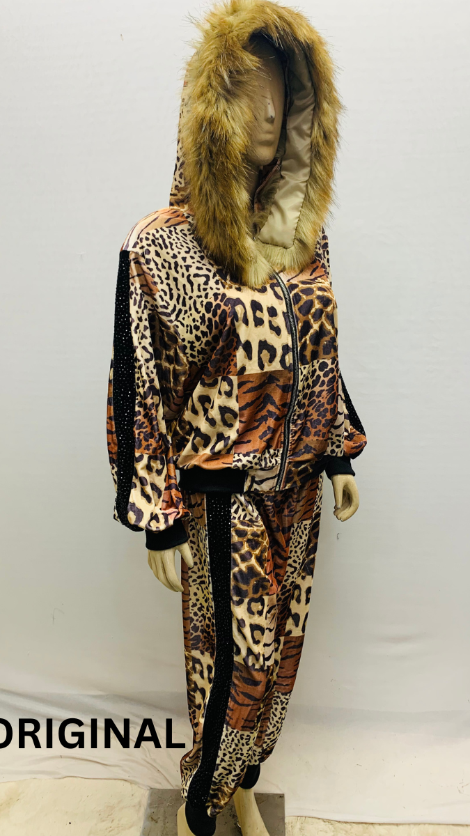 Furr Cap Printed Co- Ord Set FC1557