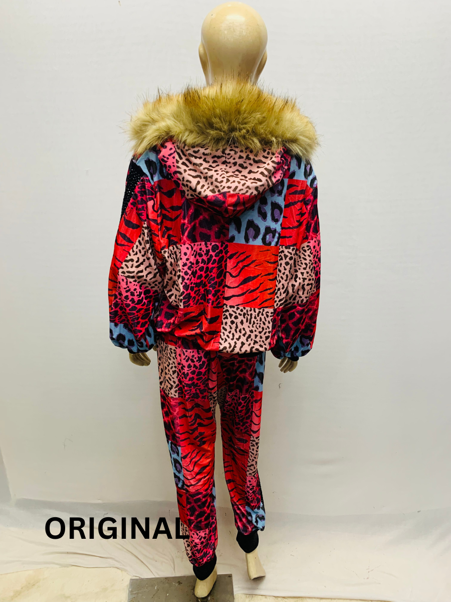 Furr Cap Printed Co- Ord Set FC1557