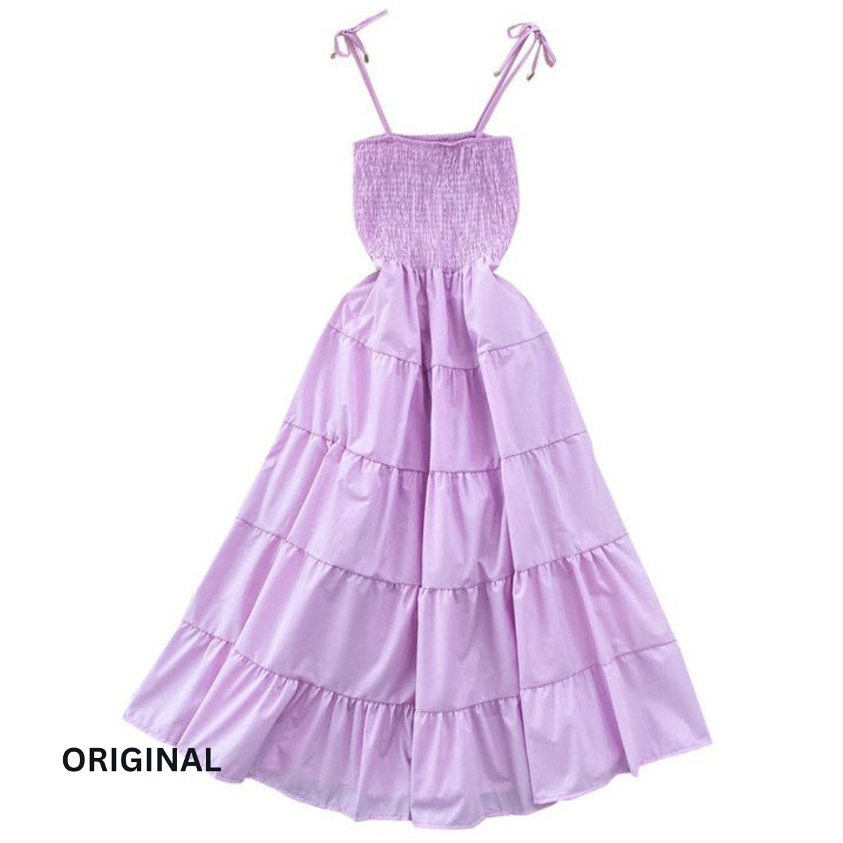 Fc Gentle Wind Retro Temperament Suspender Skirt