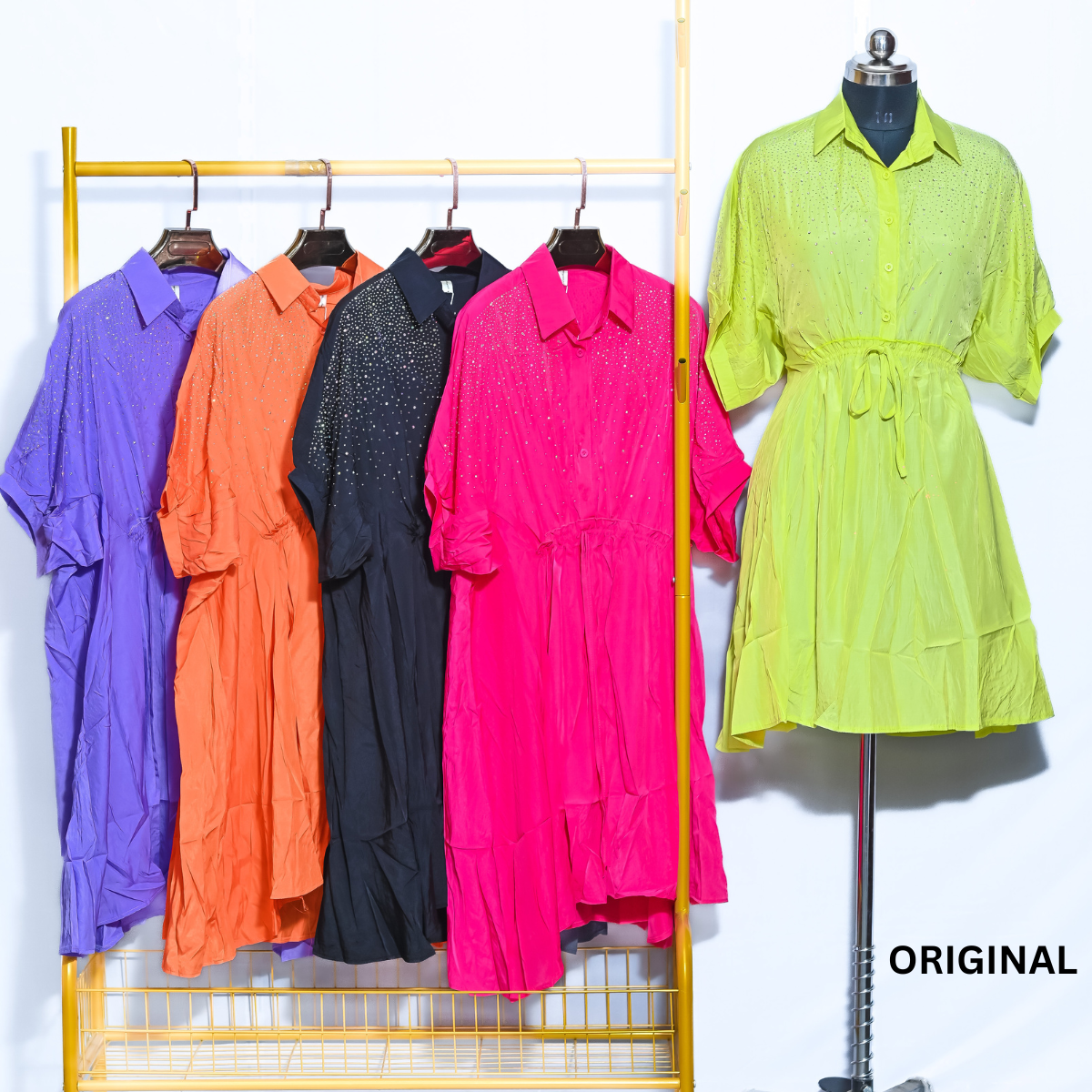 FC Glitter A-Line Short Dress