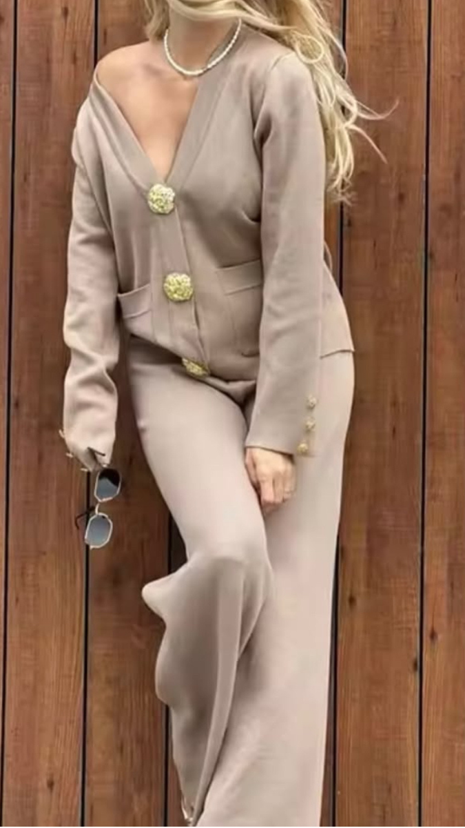 Golden Button Coord Set FC1708