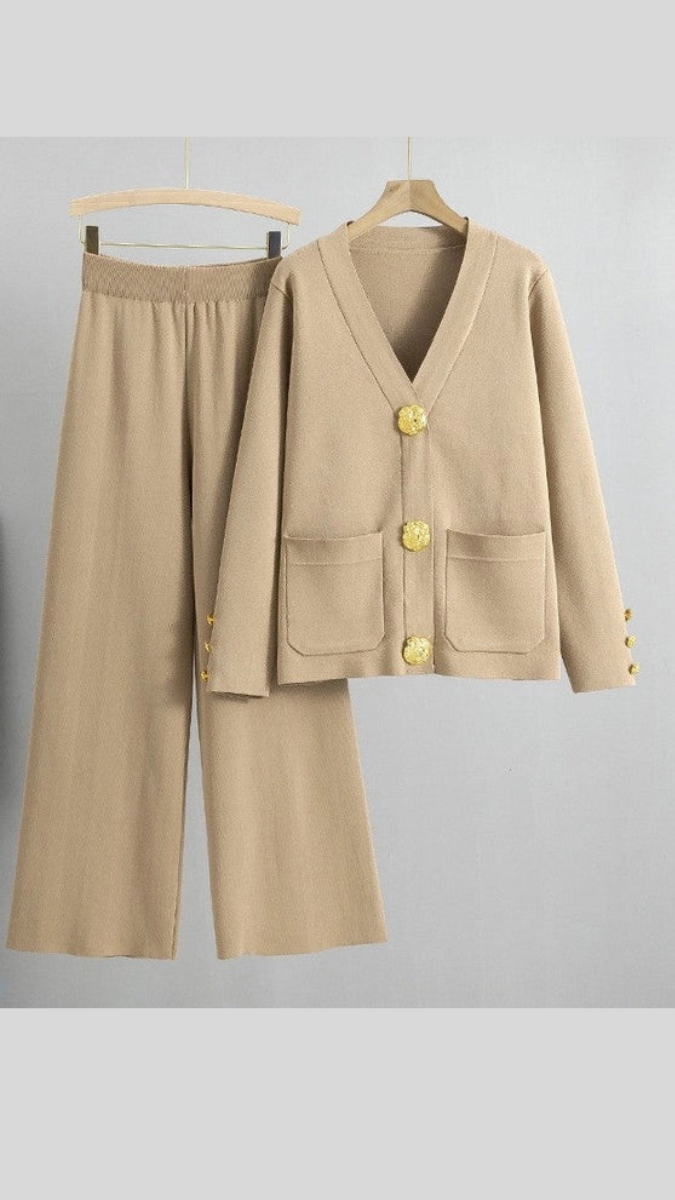 Golden Button Coord Set FC1708