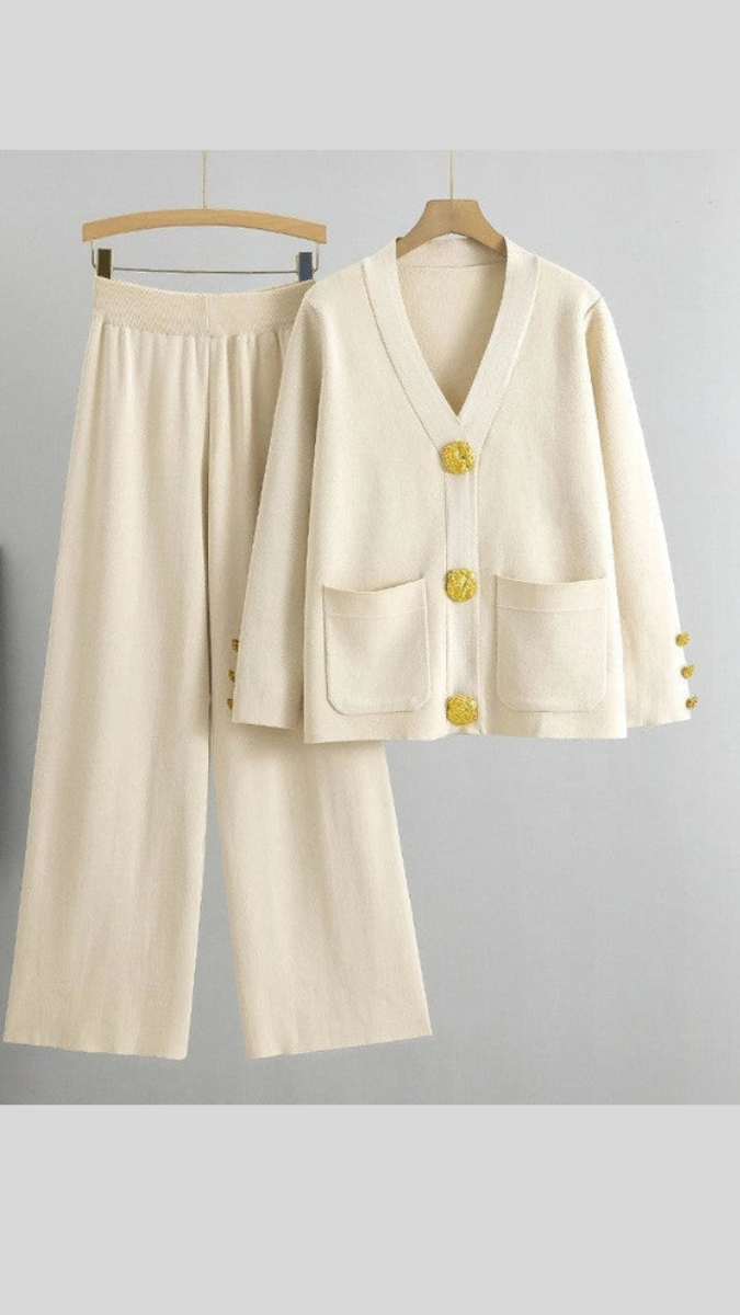 Golden Button Coord Set FC1708