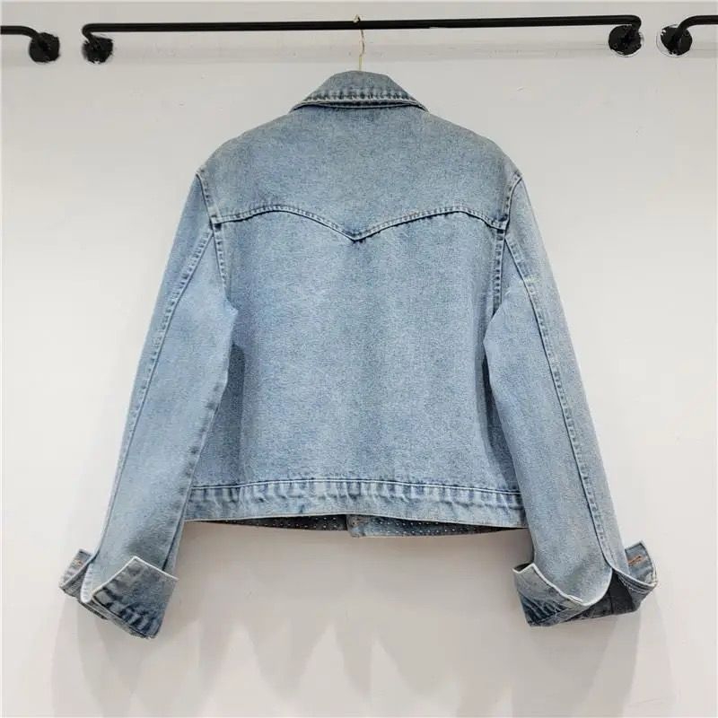 Fc Heart Printed Denim Jacket