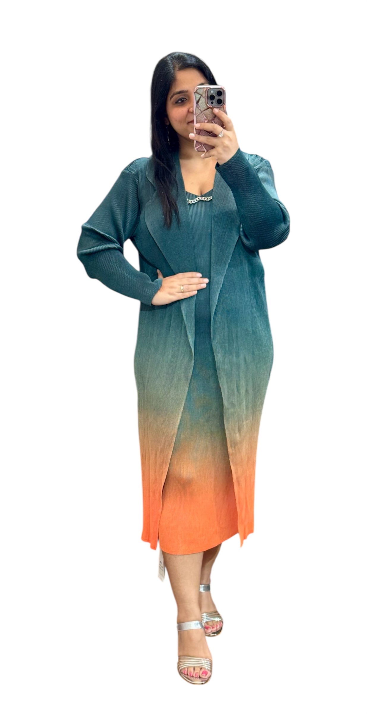 Fc Pleated Shrug Dress