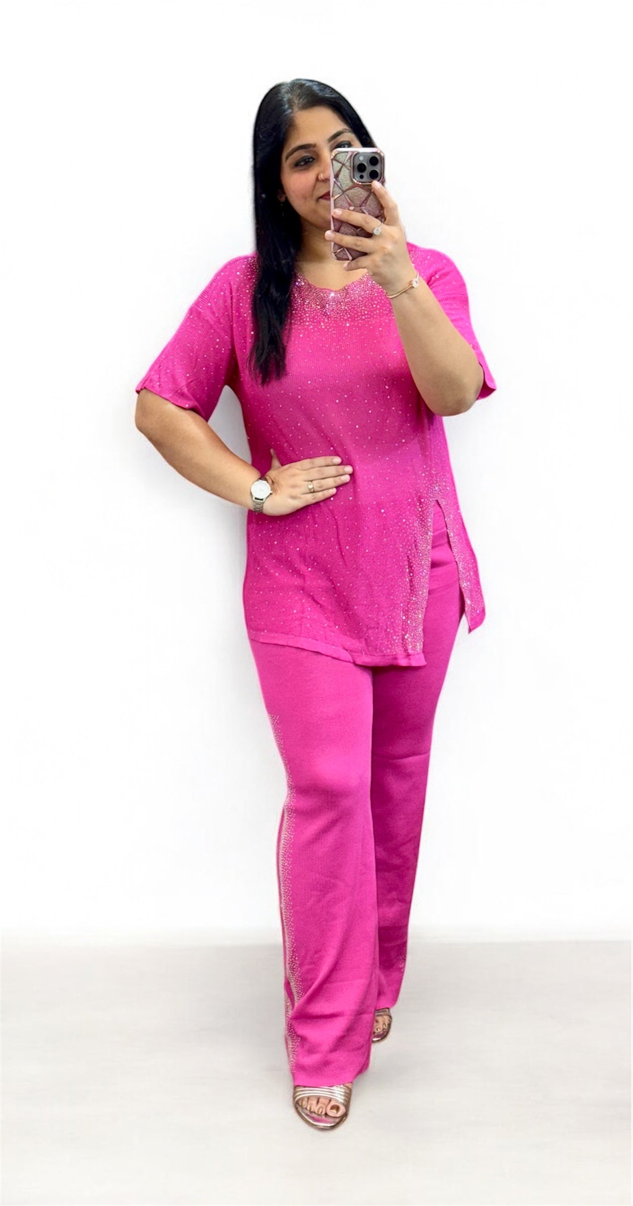 Sparkle Rhinestone Co- Ord Set FC 1010