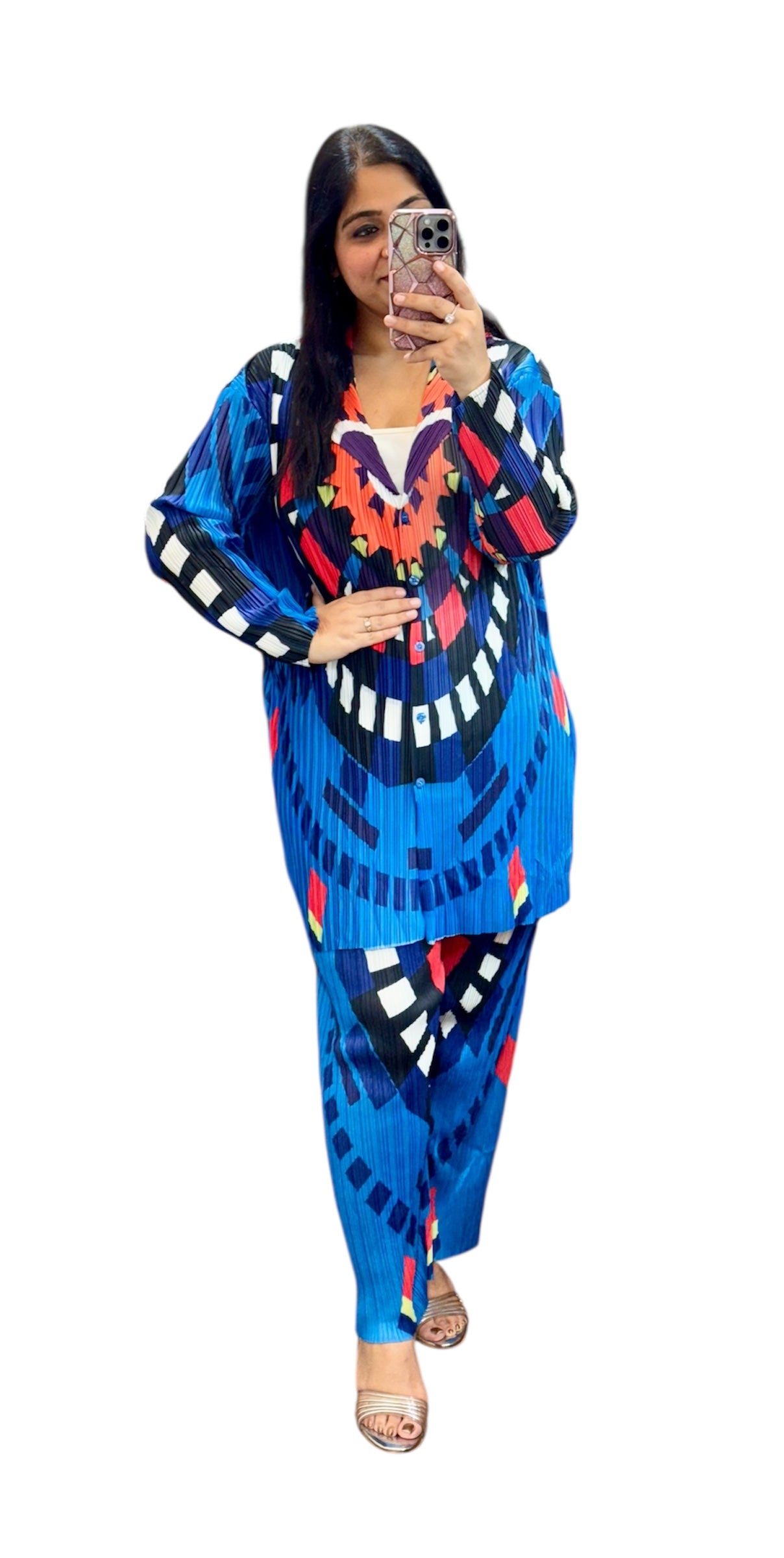 Miyake Pleated Suit FC1284