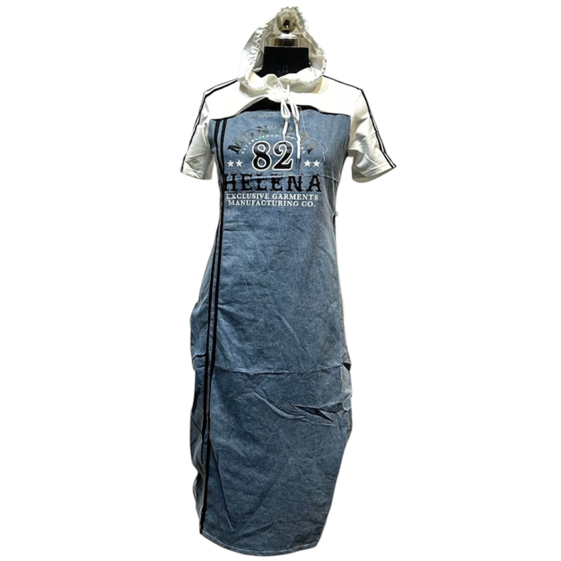 FC Jean dress with stretch fabric