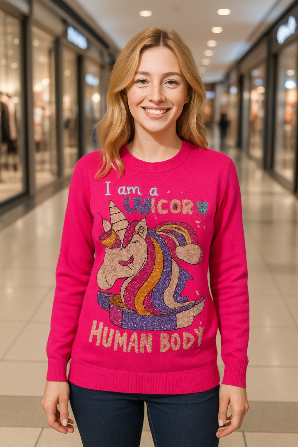 Glittering Unicorn Winter Top FC1393