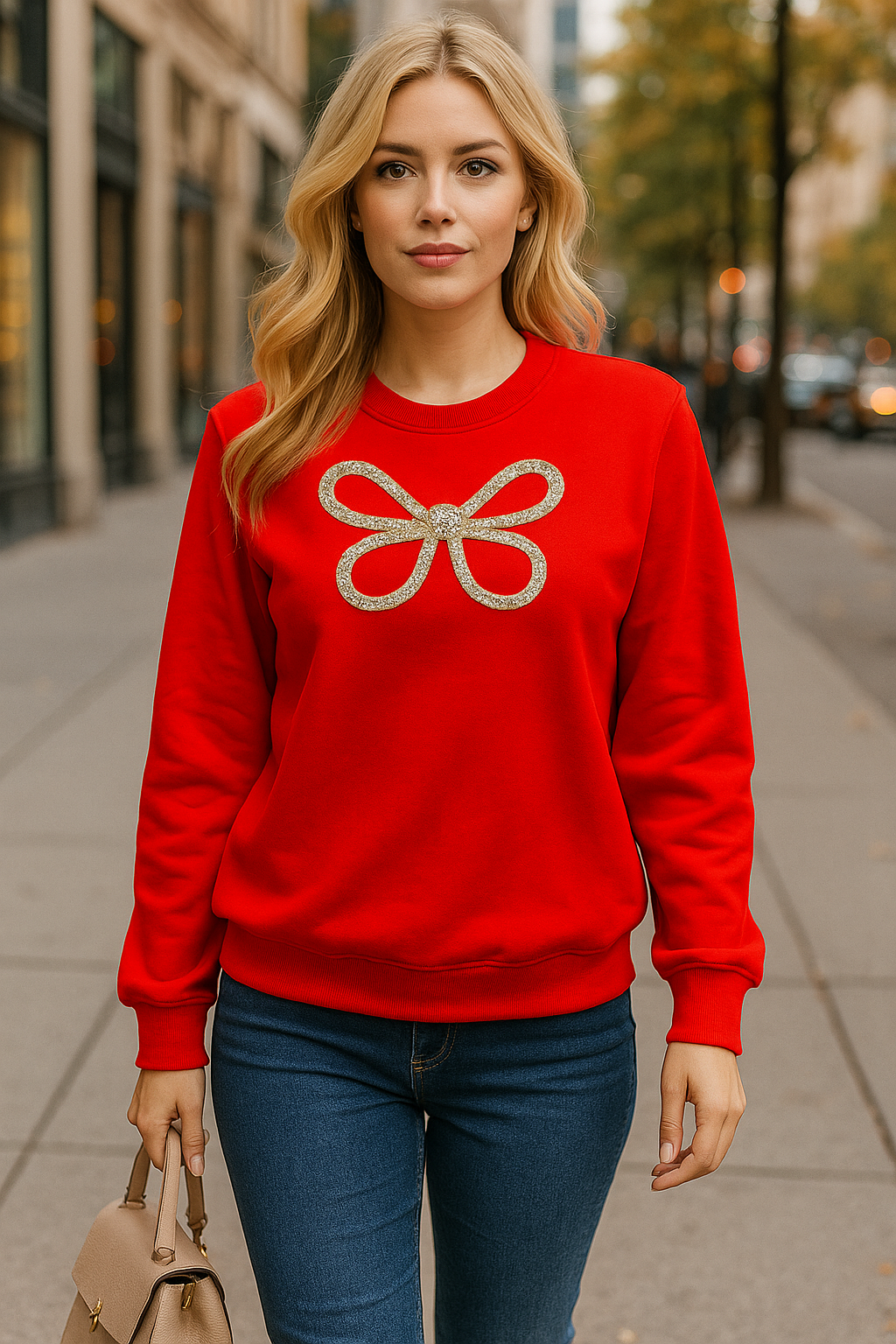 Butterfly Embedded Winter Top FC1452