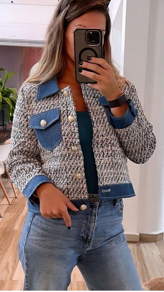 Imported Tweed Jacket for Women