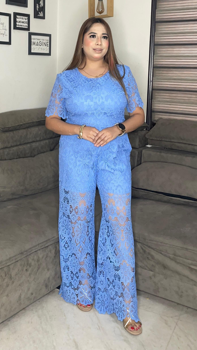 Lace Designed Coord Set FC1968