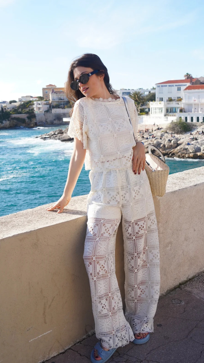 Lace Designed Coord Set FC1858