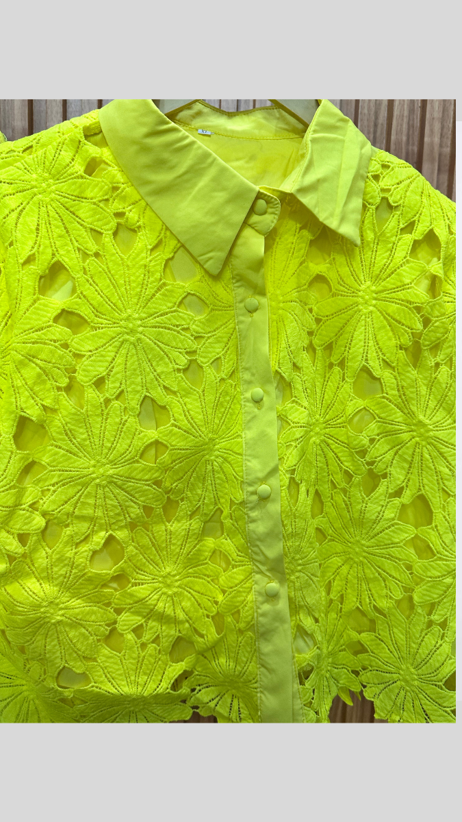 Lace Two Piece Trouser Coord Set FC1912