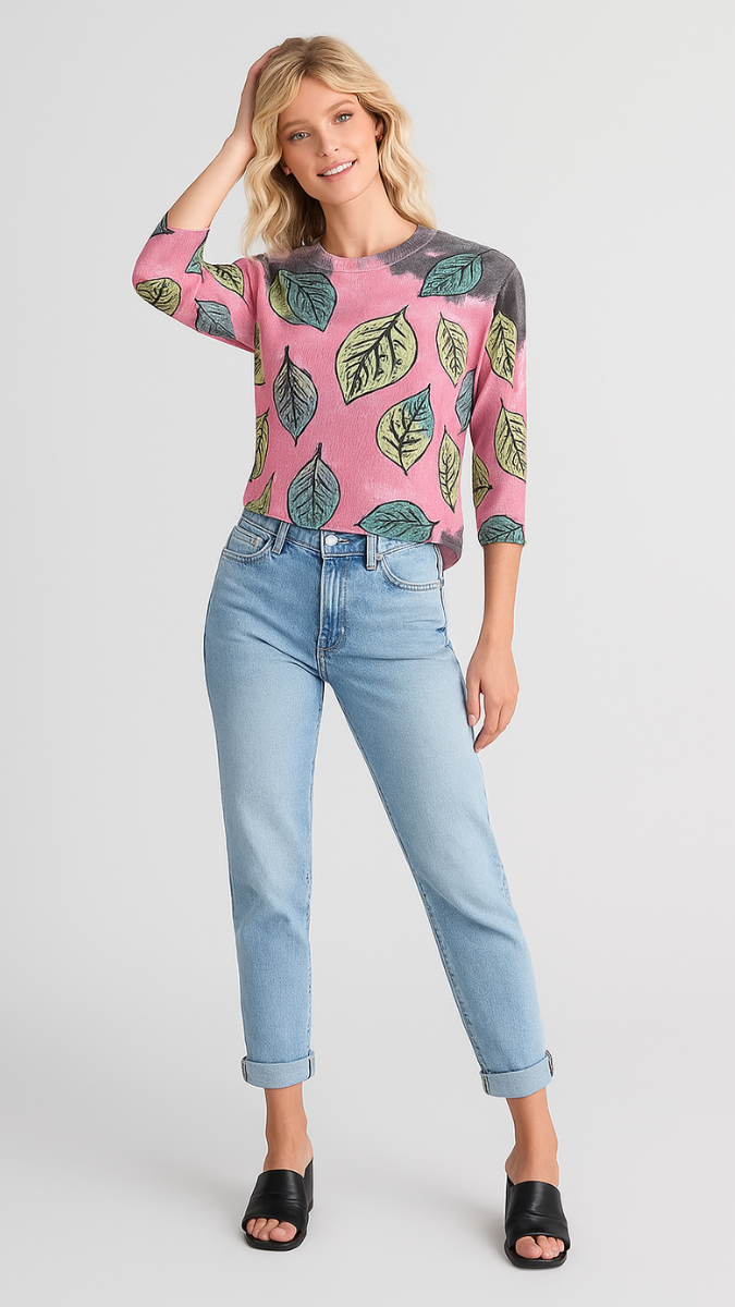 Leaf Printed Top FC1217
