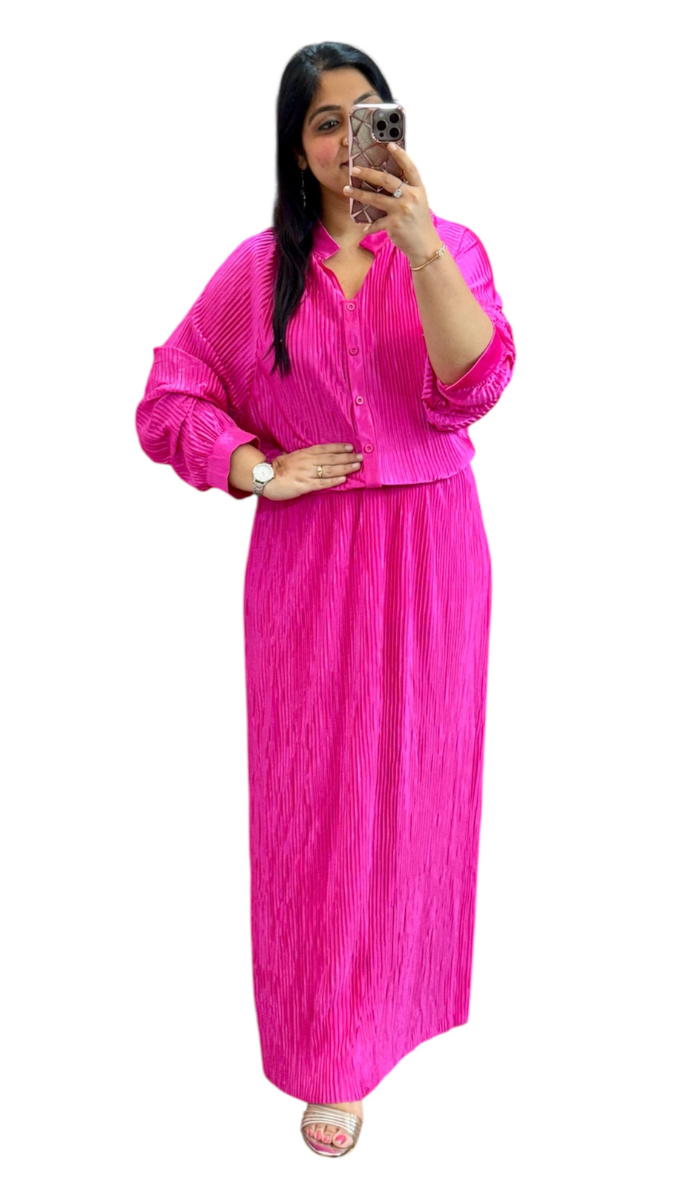 Loose Shirt With A Line Skirt Set FC1900