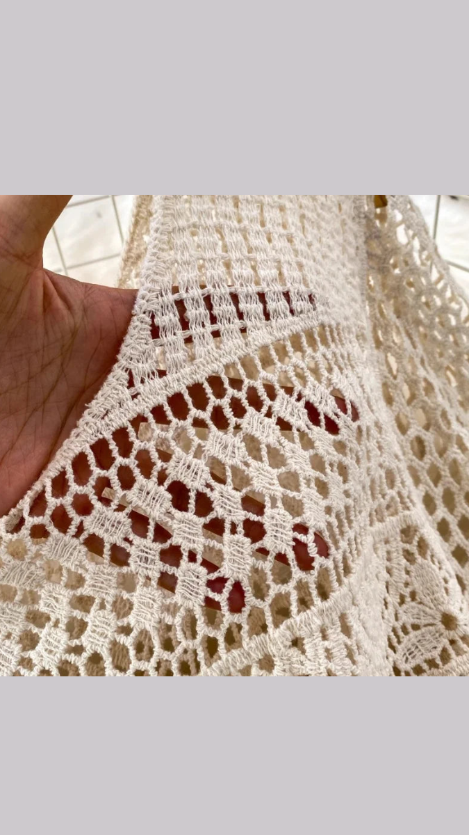 Loose U Neckline Lace Dress FC1869