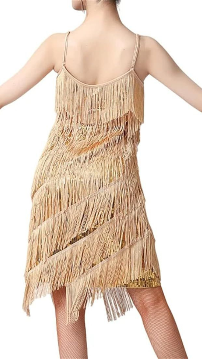 Luxe Partywear Tassel Cocktail Mini Dress FC2007