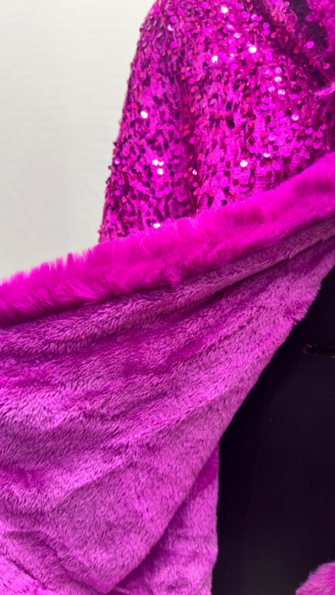 Luxurious One Size Fit to All Winter Faux Fur Cape FC1530