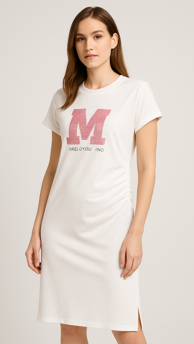FC M Alphabet T-shirt Dress
