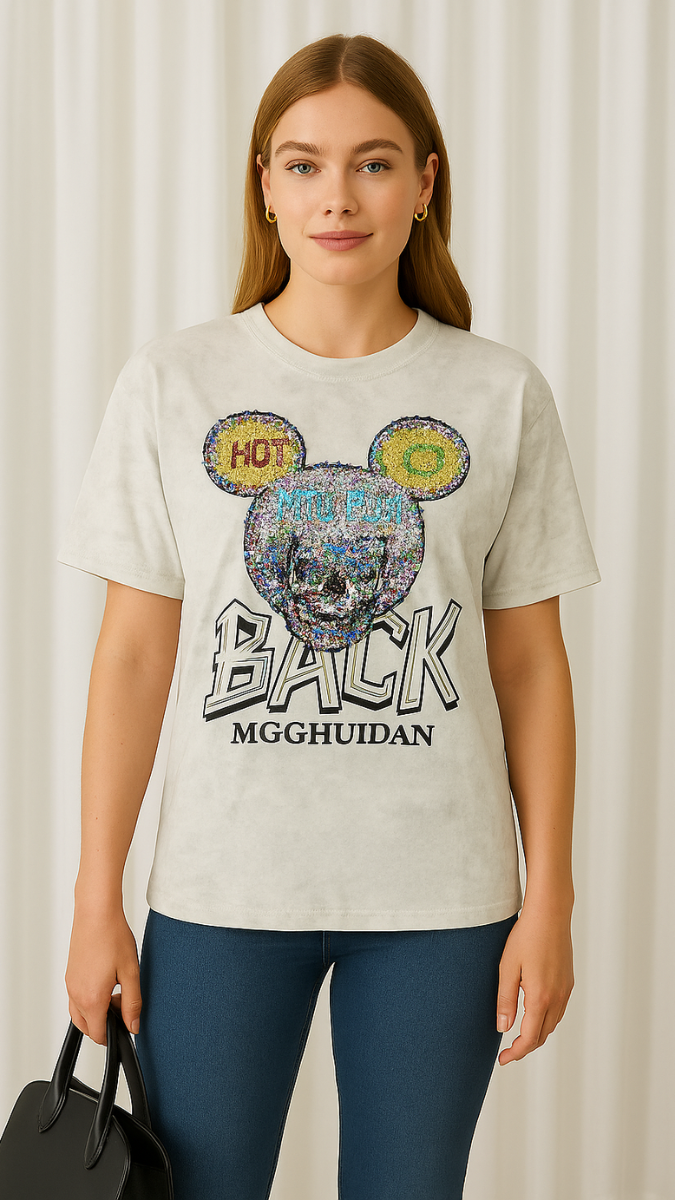 FC Mickey Head T-shirt