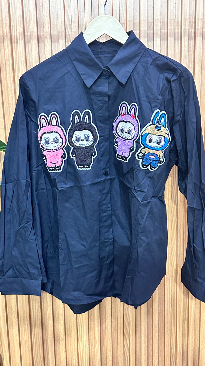 Multicolor Labubu Embedded Shirt FC1840