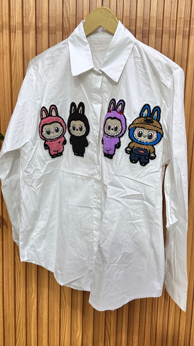 Multicolor Labubu Embedded Shirt FC1840